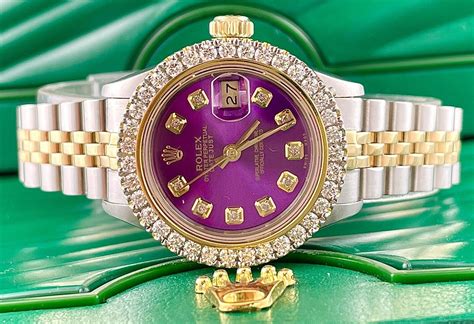 womens purple rolex